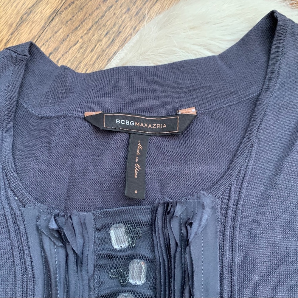 BCBG MaxAzria silk knit dress - Picture 3 of 5